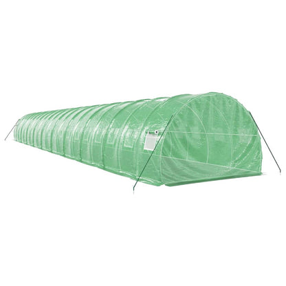 vidaXL Greenhouse with Steel Frame Green 60 m² 20x3x2 m 6