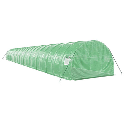 vidaXL Greenhouse with Steel Frame Green 66 m² 22x3x2 m 6