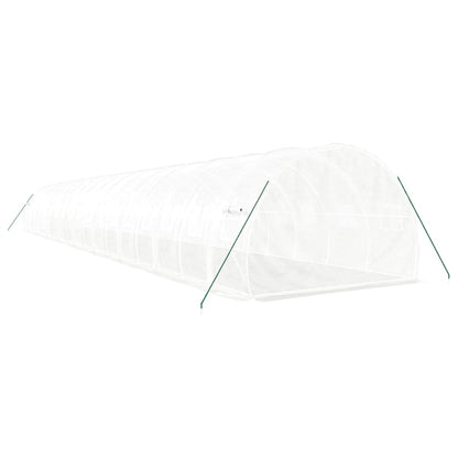 vidaXL Greenhouse with Steel Frame White 54 m² 18x3x2 m 6