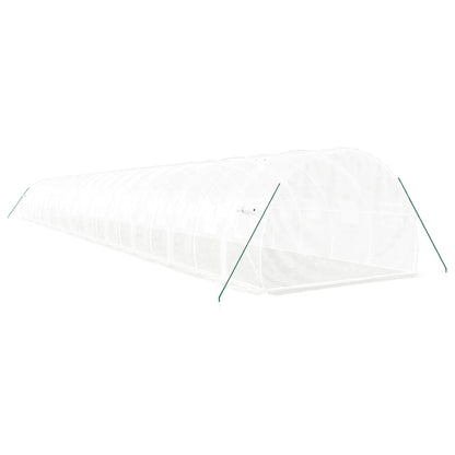 vidaXL Greenhouse with Steel Frame White 66 m² 22x3x2 m 6