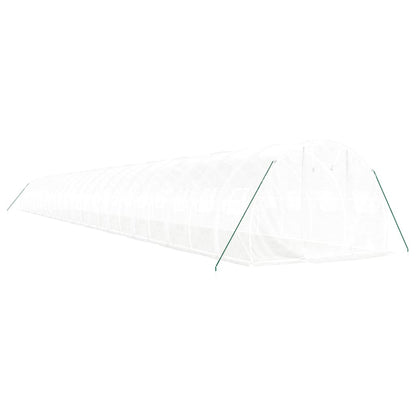 vidaXL Greenhouse with Steel Frame White 72 m² 24x3x2 m 3