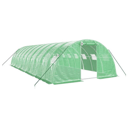 vidaXL Greenhouse with Steel Frame Green 40 m² 10x4x2 m 2