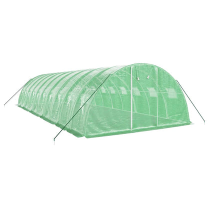 vidaXL Greenhouse with Steel Frame Green 40 m² 10x4x2 m 3
