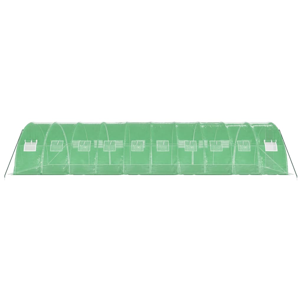 vidaXL Greenhouse with Steel Frame Green 40 m² 10x4x2 m 5
