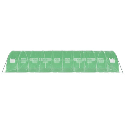 vidaXL Greenhouse with Steel Frame Green 40 m² 10x4x2 m 5
