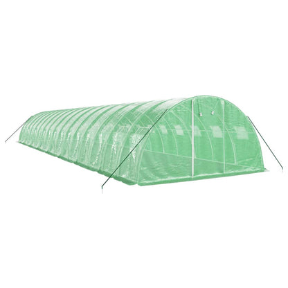 vidaXL Greenhouse with Steel Frame Green 64 m² 16x4x2 m 3