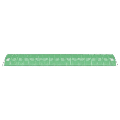 vidaXL Greenhouse with Steel Frame Green 72 m² 18x4x2 m 5