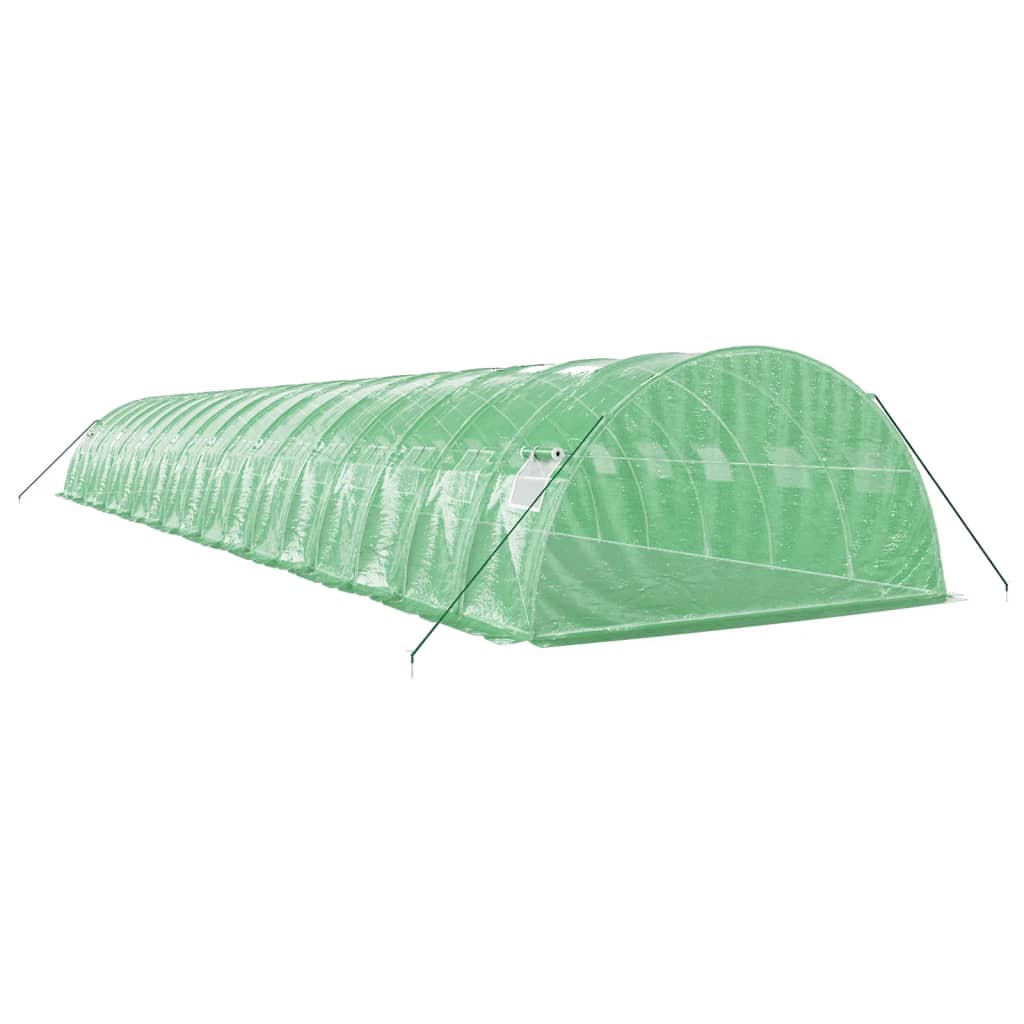 vidaXL Greenhouse with Steel Frame Green 72 m² 18x4x2 m 6