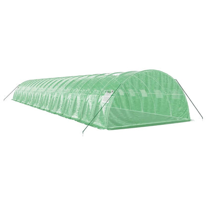 vidaXL Greenhouse with Steel Frame Green 72 m² 18x4x2 m 6