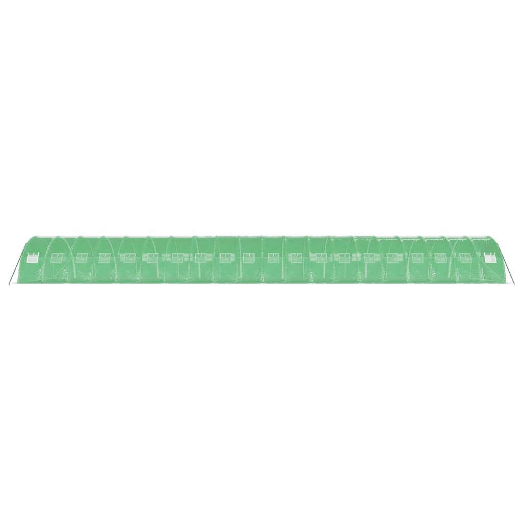 vidaXL Greenhouse with Steel Frame Green 80 m² 20x4x2 m 5