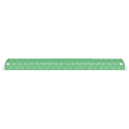 vidaXL Greenhouse with Steel Frame Green 80 m² 20x4x2 m 5