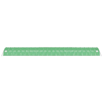 vidaXL Greenhouse with Steel Frame Green 88 m² 22x4x2 m 5