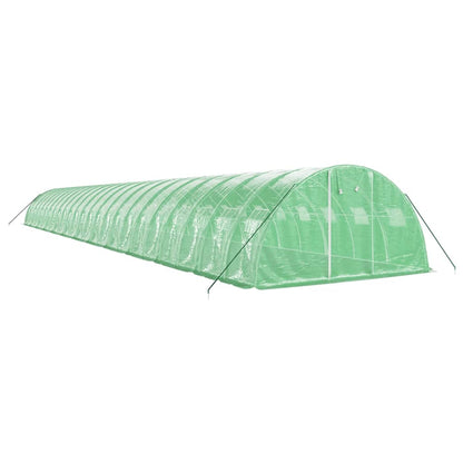 vidaXL Greenhouse with Steel Frame Green 96 m² 24x4x2 m 3