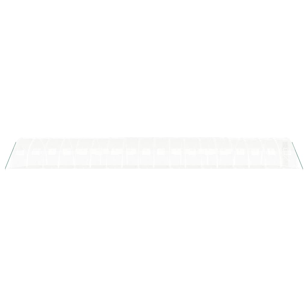 vidaXL Greenhouse with Steel Frame White 72 m² 18x4x2 m 5