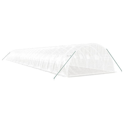 vidaXL Greenhouse with Steel Frame White 88 m² 22x4x2 m 6