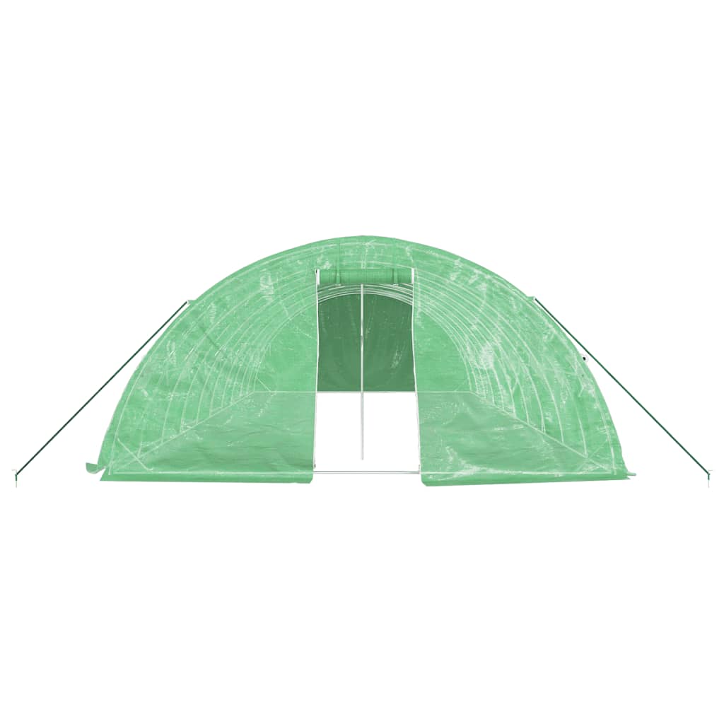 vidaXL Greenhouse with Steel Frame Green 50 m² 10x5x2.3 m 4