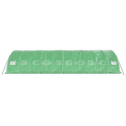vidaXL Greenhouse with Steel Frame Green 50 m² 10x5x2.3 m 5