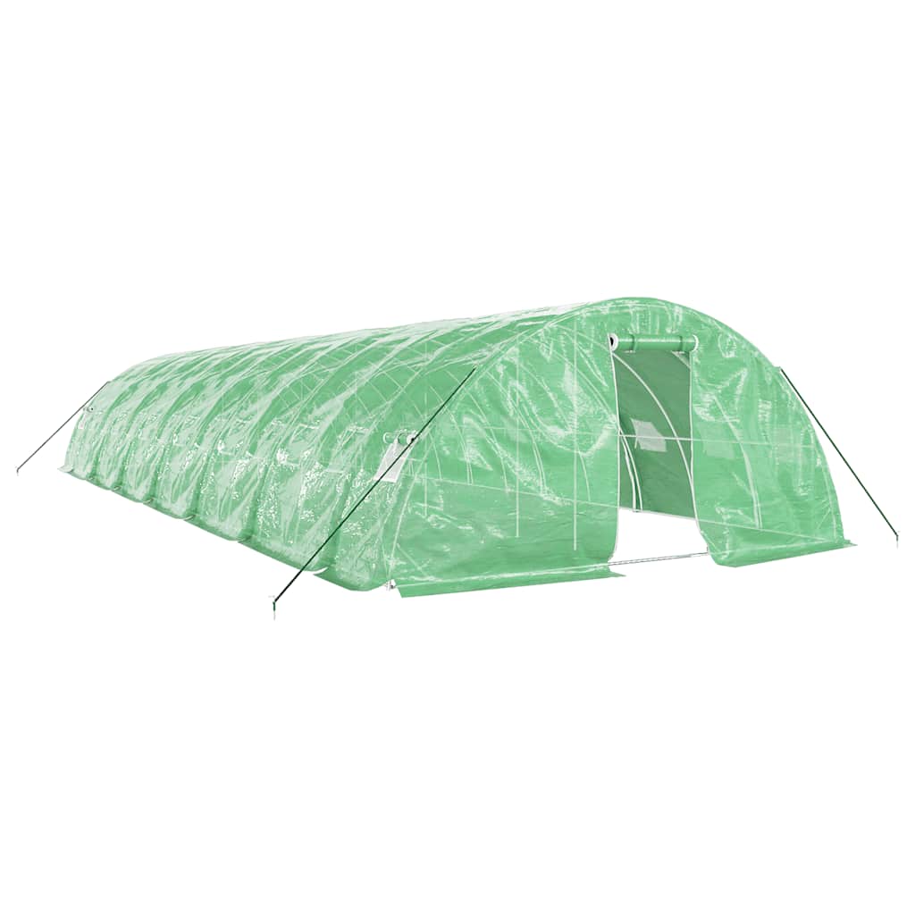 vidaXL Greenhouse with Steel Frame Green 70 m² 14x5x2,3 m 2