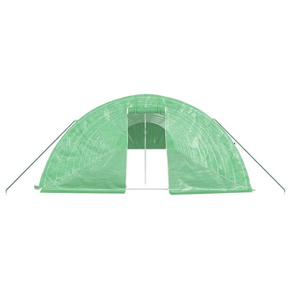 vidaXL Greenhouse with Steel Frame Green 90 m² 18x5x2,3 m 4