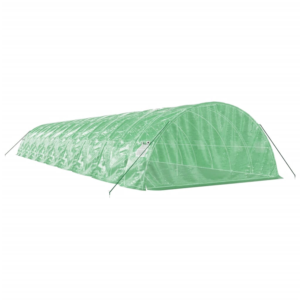 vidaXL Greenhouse with Steel Frame Green 90 m² 18x5x2,3 m 6