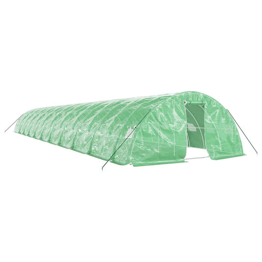 vidaXL Greenhouse with Steel Frame Green 110 m² 22x5x2,3 m 2