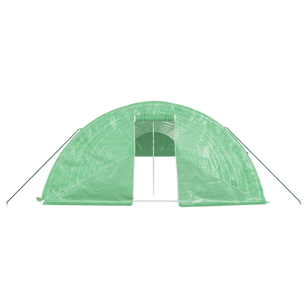 vidaXL Greenhouse with Steel Frame Green 110 m² 22x5x2,3 m 4