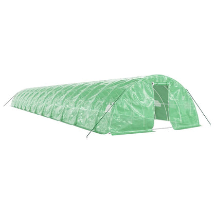 vidaXL Greenhouse with Steel Frame Green 120 m² 24x5x2,3 m 2