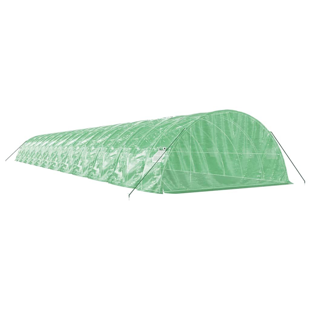 vidaXL Greenhouse with Steel Frame Green 120 m² 24x5x2,3 m 6