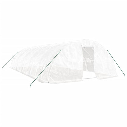 vidaXL Greenhouse with Steel Frame White 50 m² 10x5x2.3 m 2