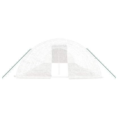 vidaXL Greenhouse with Steel Frame White 60 m² 12x5x2,3 m 4