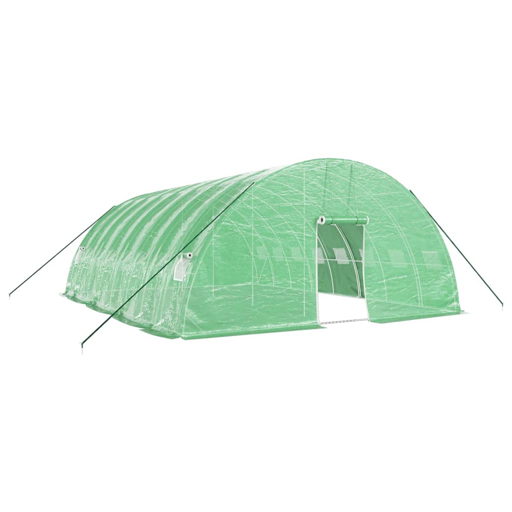 vidaXL Greenhouse with Steel Frame Green 48 m² 8x6x2.85 m 2