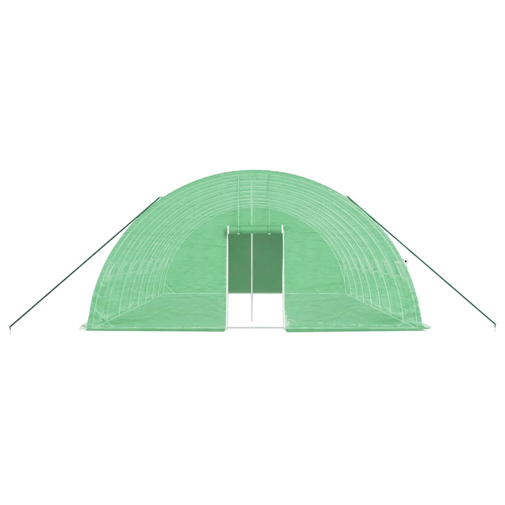 vidaXL Greenhouse with Steel Frame Green 48 m² 8x6x2.85 m 4