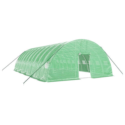vidaXL Greenhouse with Steel Frame Green 60 m² 10x6x2,85 m 2