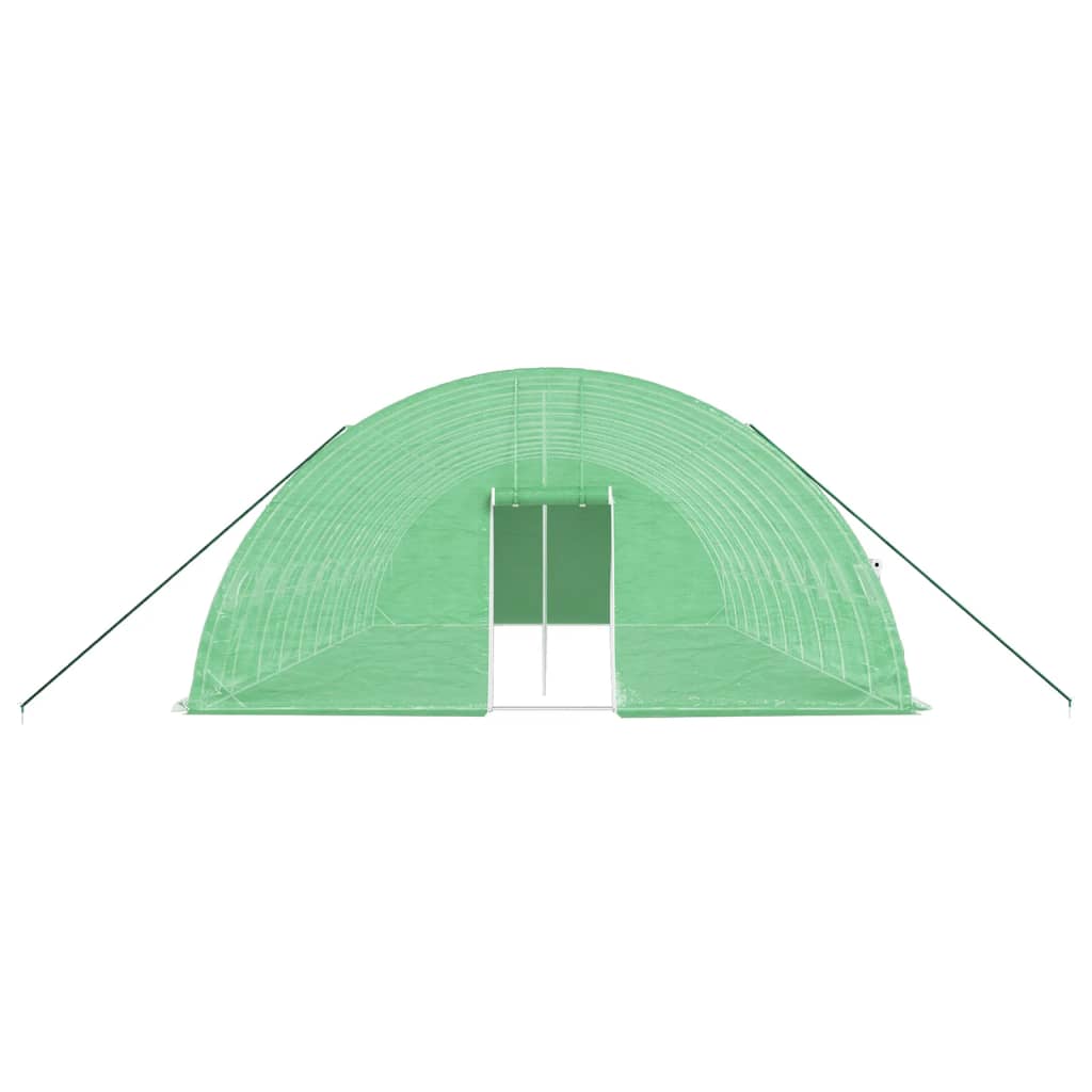 vidaXL Greenhouse with Steel Frame Green 60 m² 10x6x2,85 m 4