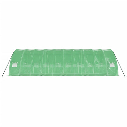 vidaXL Greenhouse with Steel Frame Green 60 m² 10x6x2,85 m 5