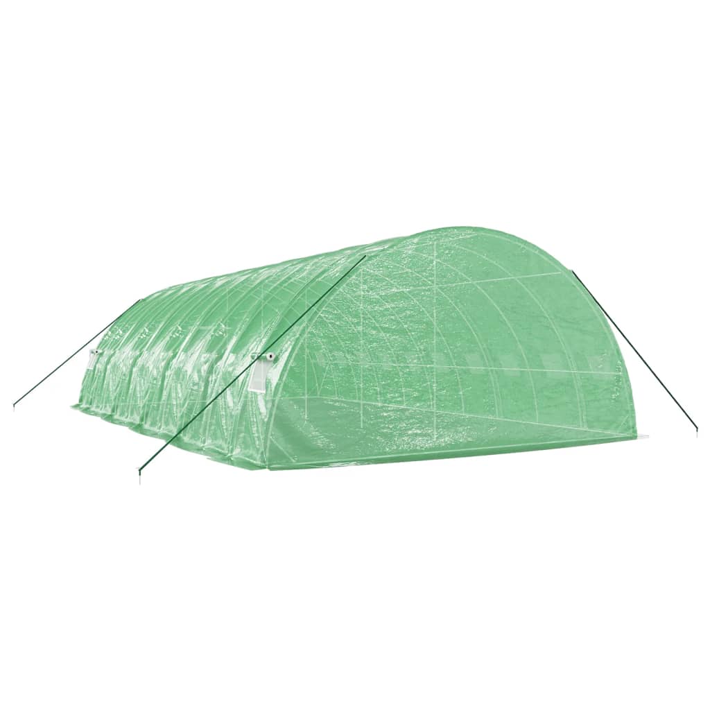 vidaXL Greenhouse with Steel Frame Green 60 m² 10x6x2,85 m 6