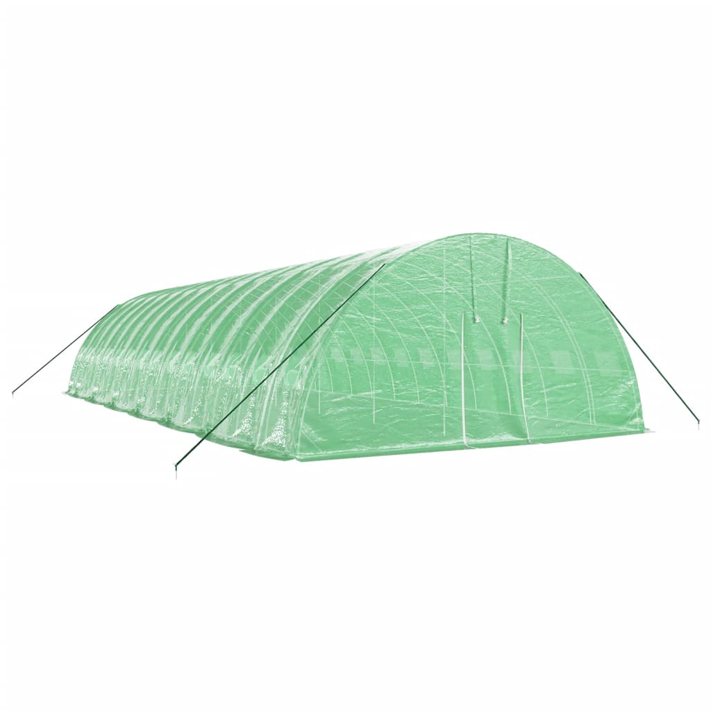 vidaXL Greenhouse with Steel Frame Green 84 m² 14x6x2,85 m 3