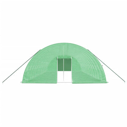 vidaXL Greenhouse with Steel Frame Green 84 m² 14x6x2,85 m 4