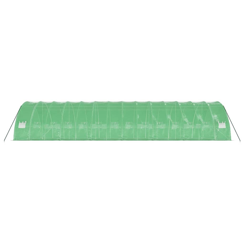 vidaXL Greenhouse with Steel Frame Green 84 m² 14x6x2,85 m 5