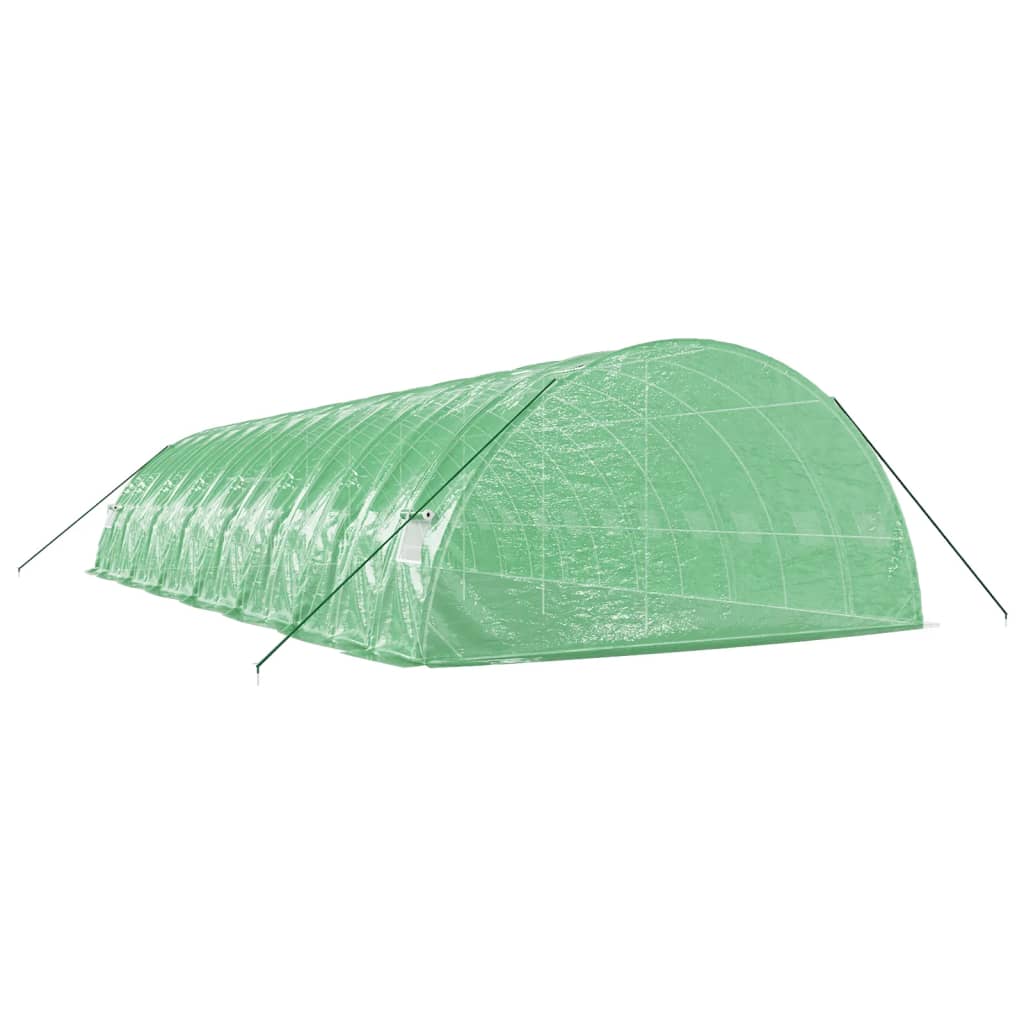 vidaXL Greenhouse with Steel Frame Green 84 m² 14x6x2,85 m 6