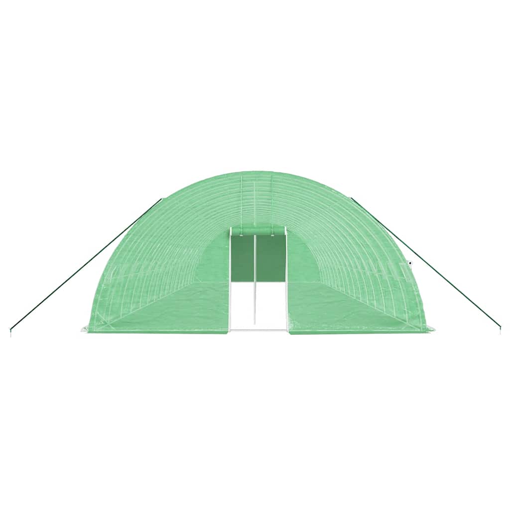vidaXL Greenhouse with Steel Frame Green 96 m² 16x6x2,85 m 4