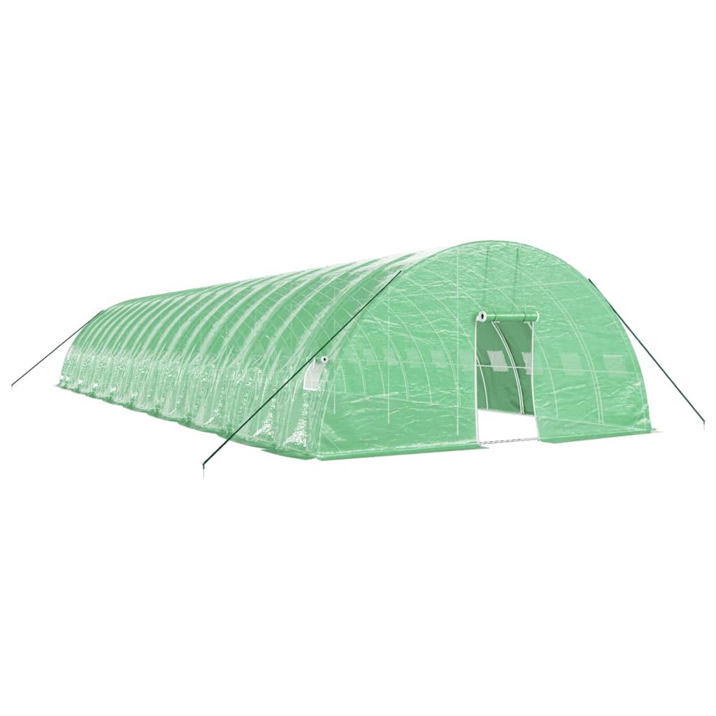 vidaXL Greenhouse with Steel Frame Green 108 m² 18x6x2,85 m 2