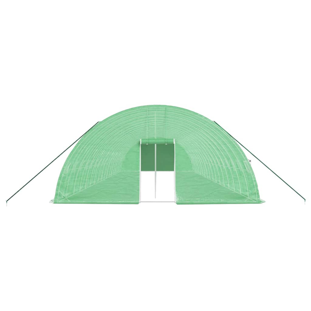 vidaXL Greenhouse with Steel Frame Green 108 m² 18x6x2,85 m 4