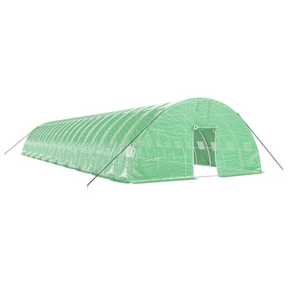 vidaXL Greenhouse with Steel Frame Green 120 m² 20x6x2,85 m 2