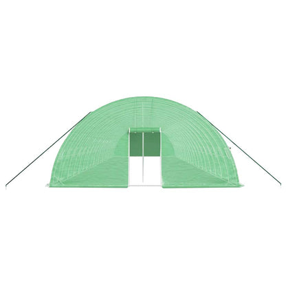 vidaXL Greenhouse with Steel Frame Green 120 m² 20x6x2,85 m 4