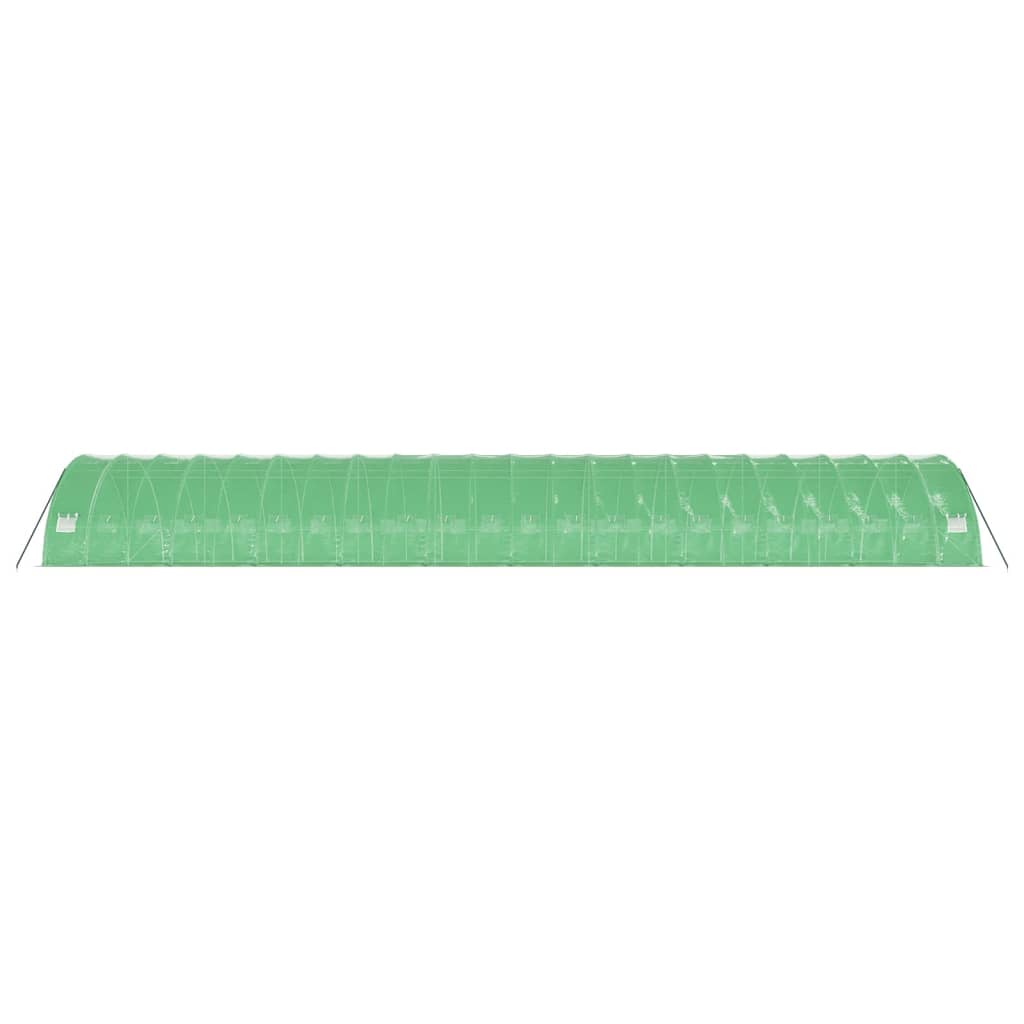 vidaXL Greenhouse with Steel Frame Green 132 m² 22x6x2,85 m 5