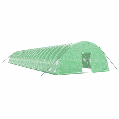 vidaXL Greenhouse with Steel Frame Green 144 m² 24x6x2,85 m 2