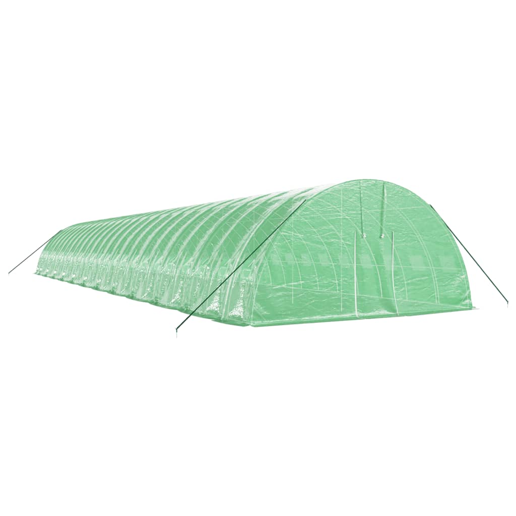 vidaXL Greenhouse with Steel Frame Green 144 m² 24x6x2,85 m 3