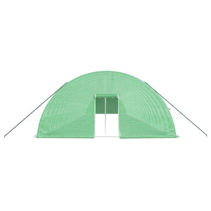 vidaXL Greenhouse with Steel Frame Green 144 m² 24x6x2,85 m 4