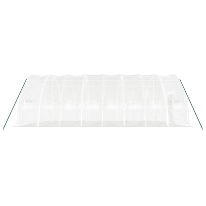 vidaXL Greenhouse with Steel Frame White 48 m² 8x6x2.85 m 5